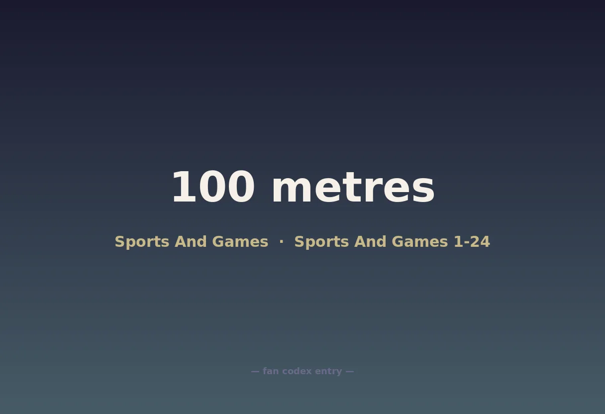 100 metres
