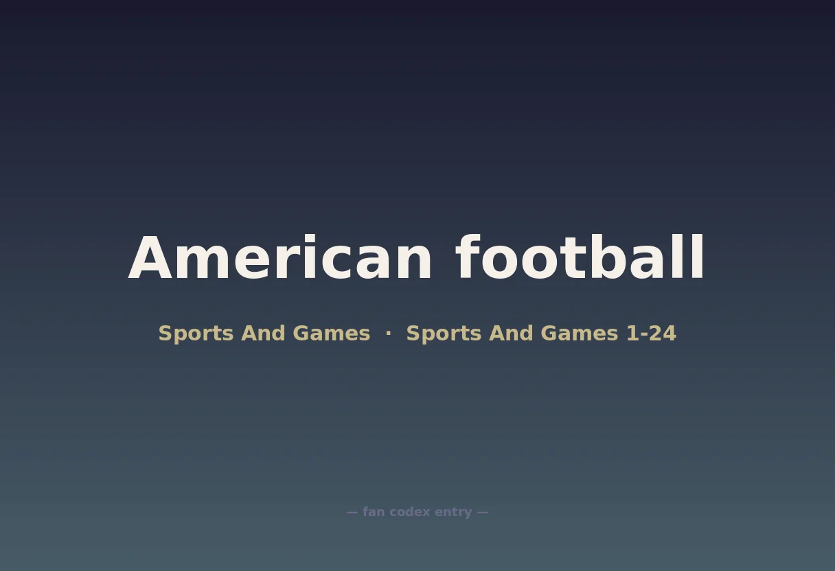 American football
