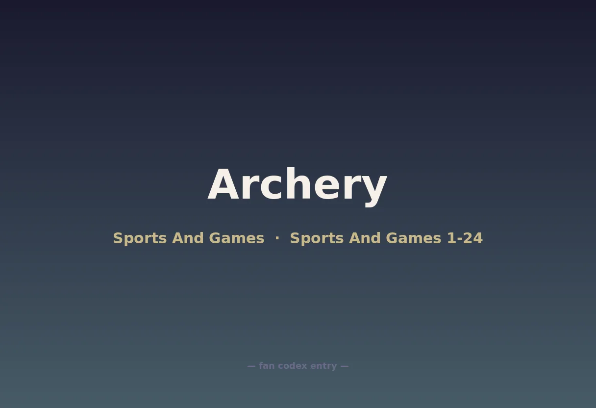 Archery