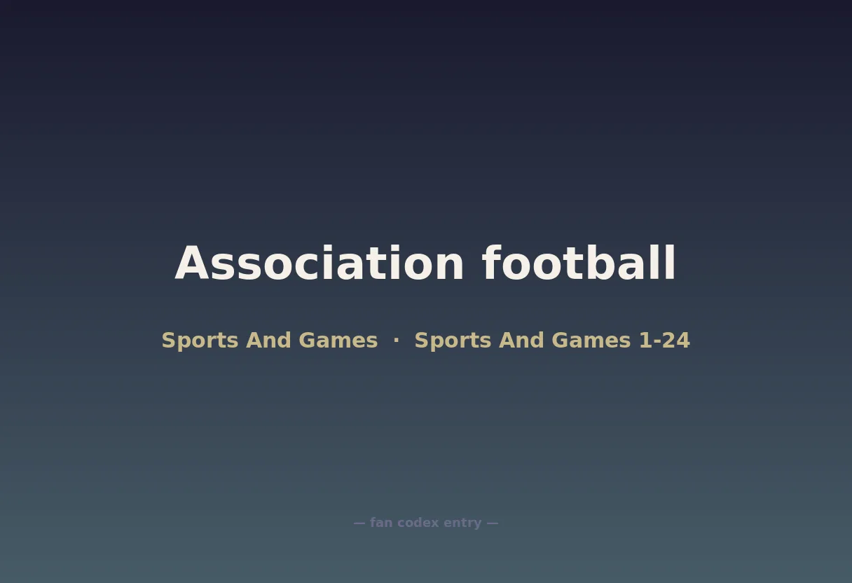Association football
