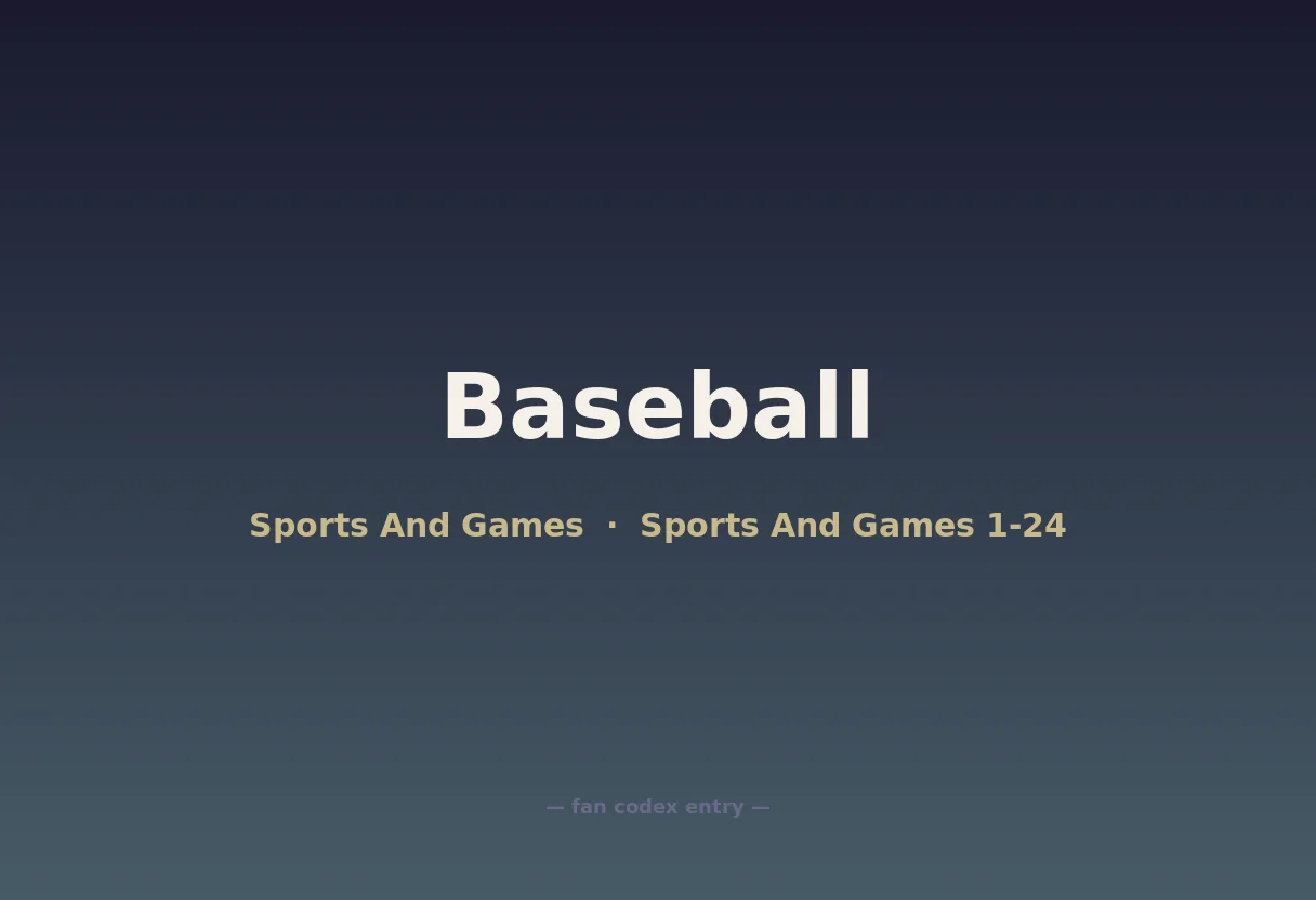 Baseball