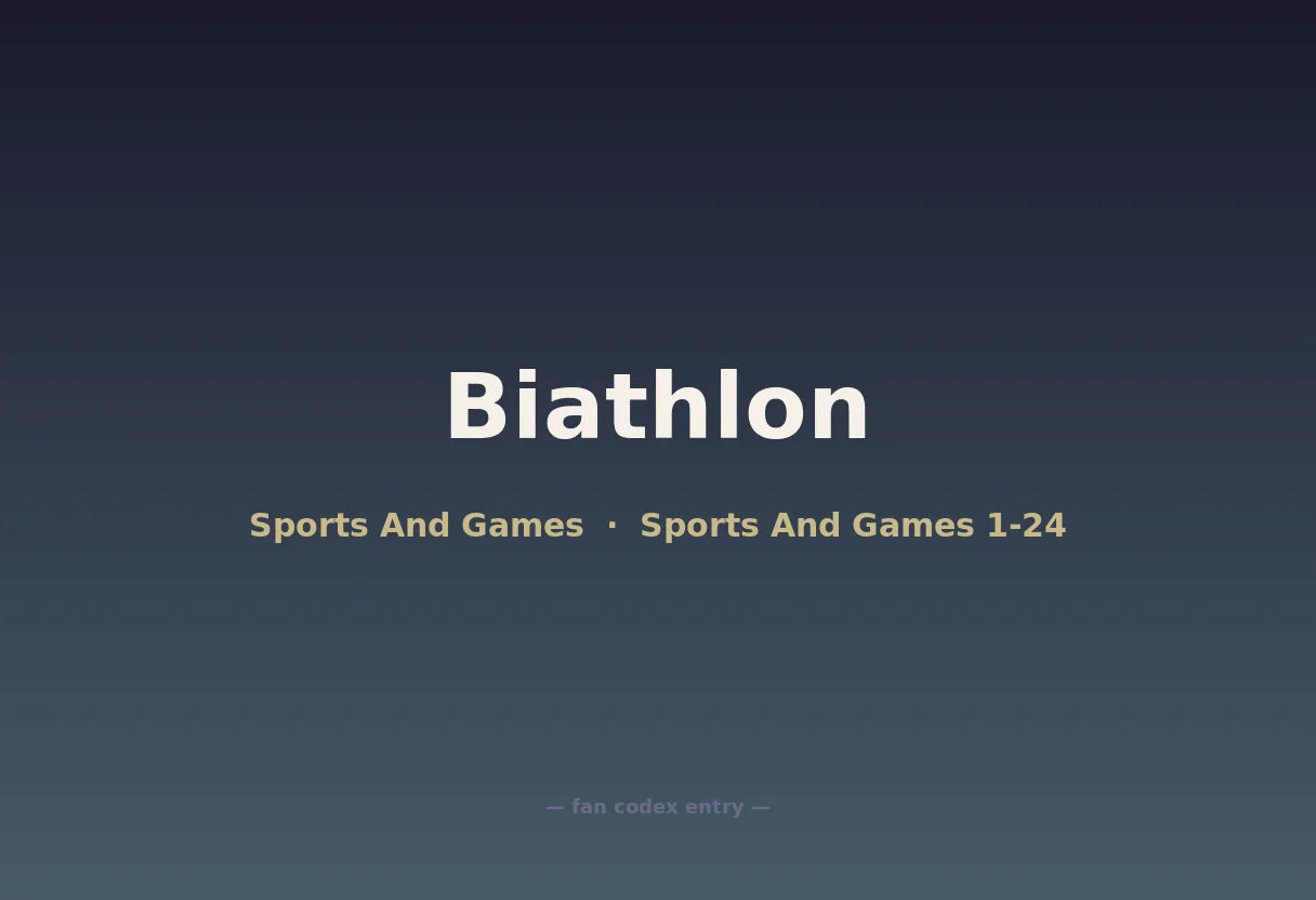 Biathlon