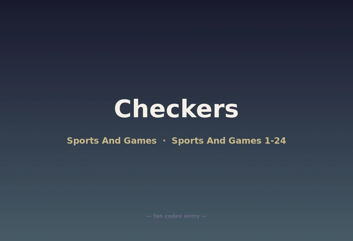 Checkers